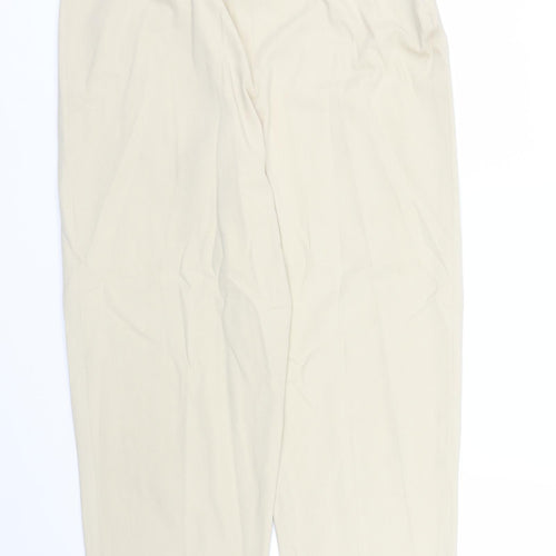 New Look Womens Beige   Pedal Pusher Trousers Size 14 L27 in