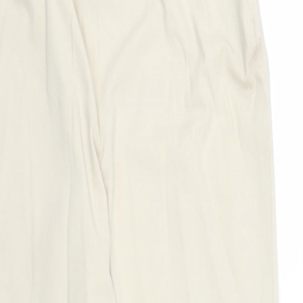 New Look Womens Beige   Pedal Pusher Trousers Size 14 L27 in