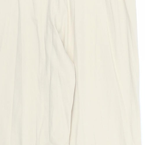 New Look Womens Beige   Pedal Pusher Trousers Size 14 L27 in