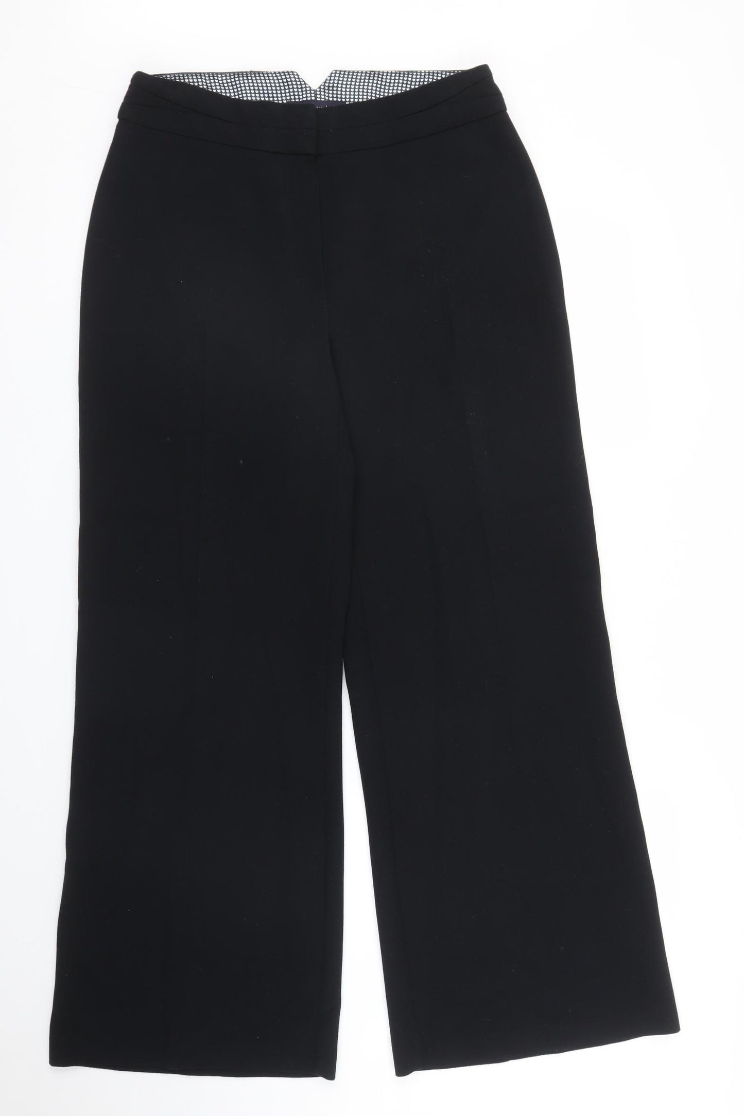 NEXT Womens Black   Trousers  Size 10 L28 in