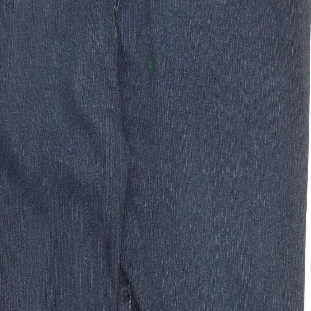 M&S Womens Blue  Denim Straight Jeans Size L L28 in