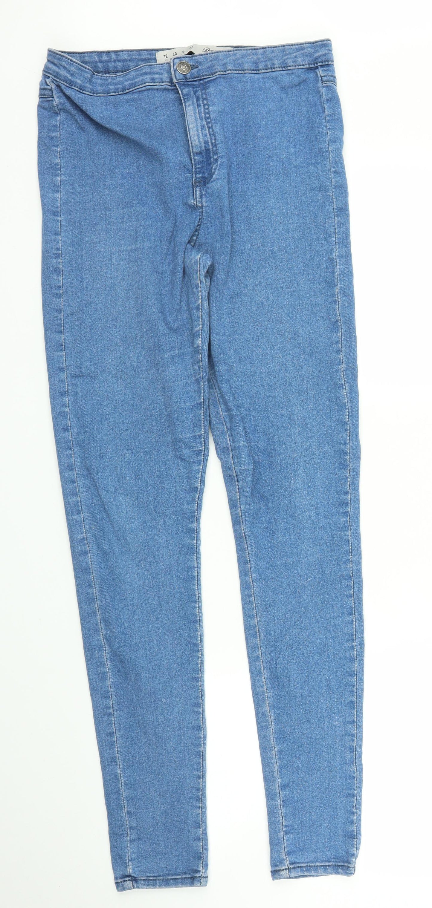 Primark Womens Blue  Denim Skinny Jeans Size 12 L30 in