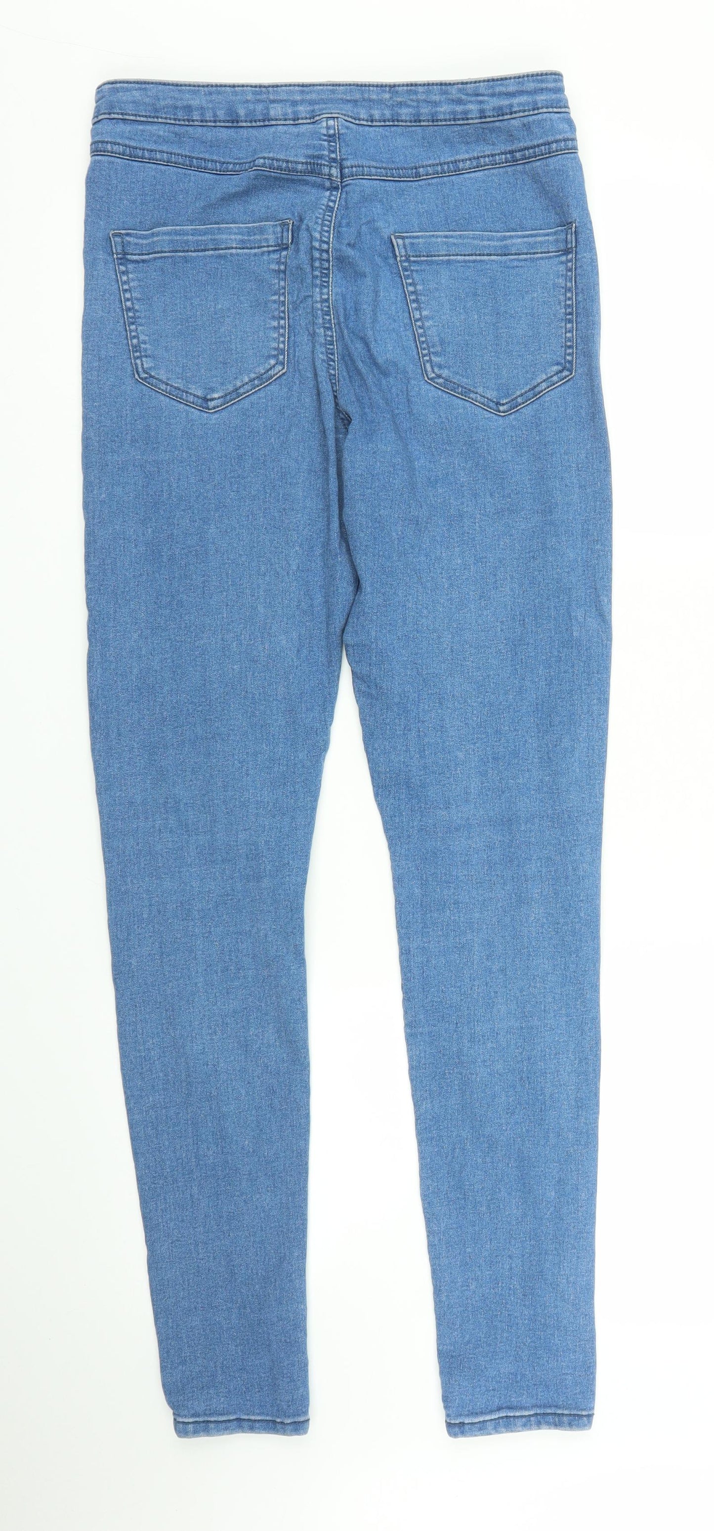 Primark Womens Blue  Denim Skinny Jeans Size 12 L30 in