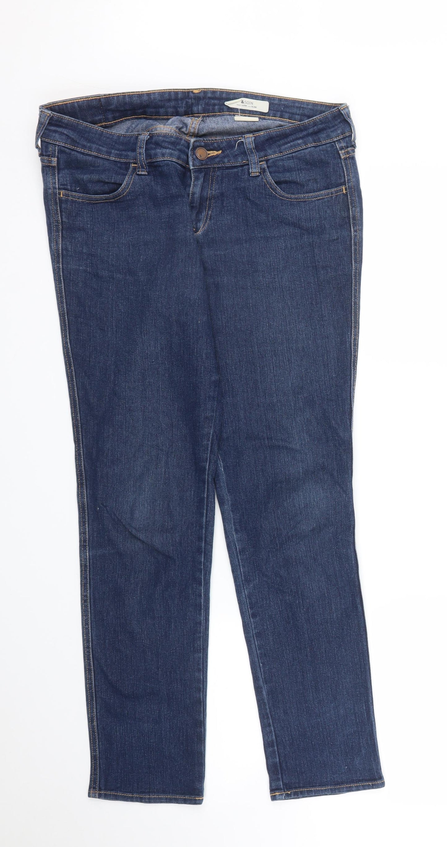 H&M Mens Blue  Denim Straight Jeans Size 30 in L30 in