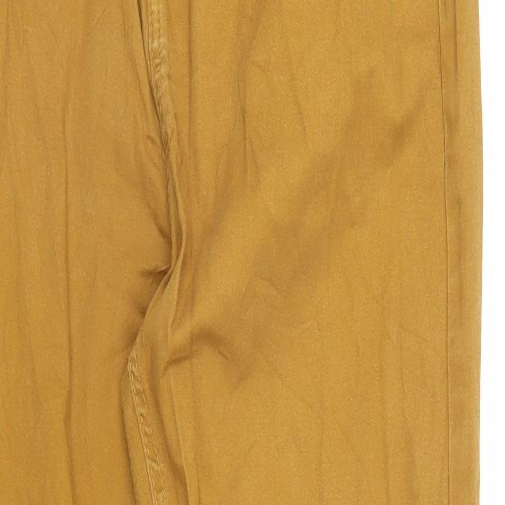 Inextenso Womens Yellow   Chino Trousers Size 8 L27 in