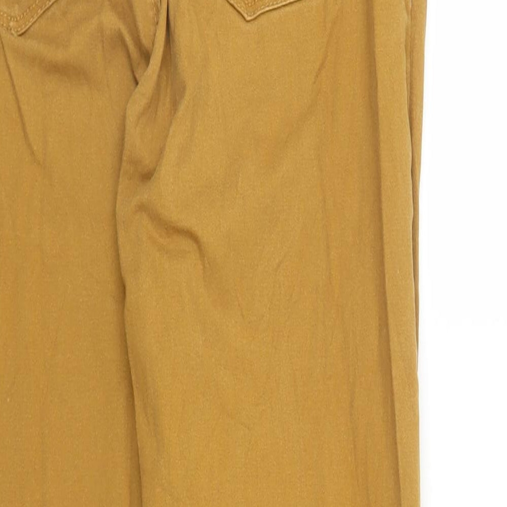 Inextenso Womens Yellow   Chino Trousers Size 8 L27 in