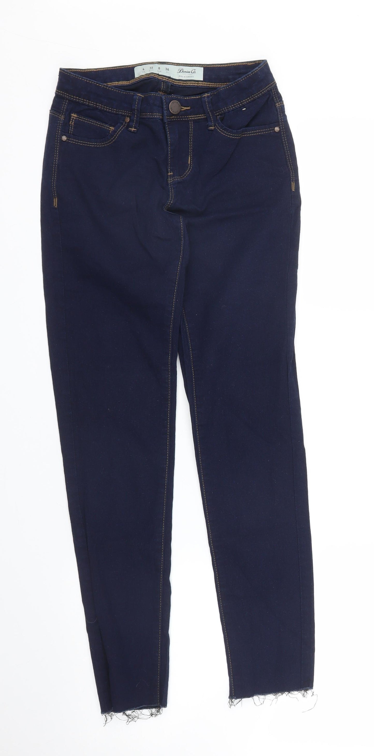 Primark Womens Blue  Denim Skinny Jeans Size 4 L26 in