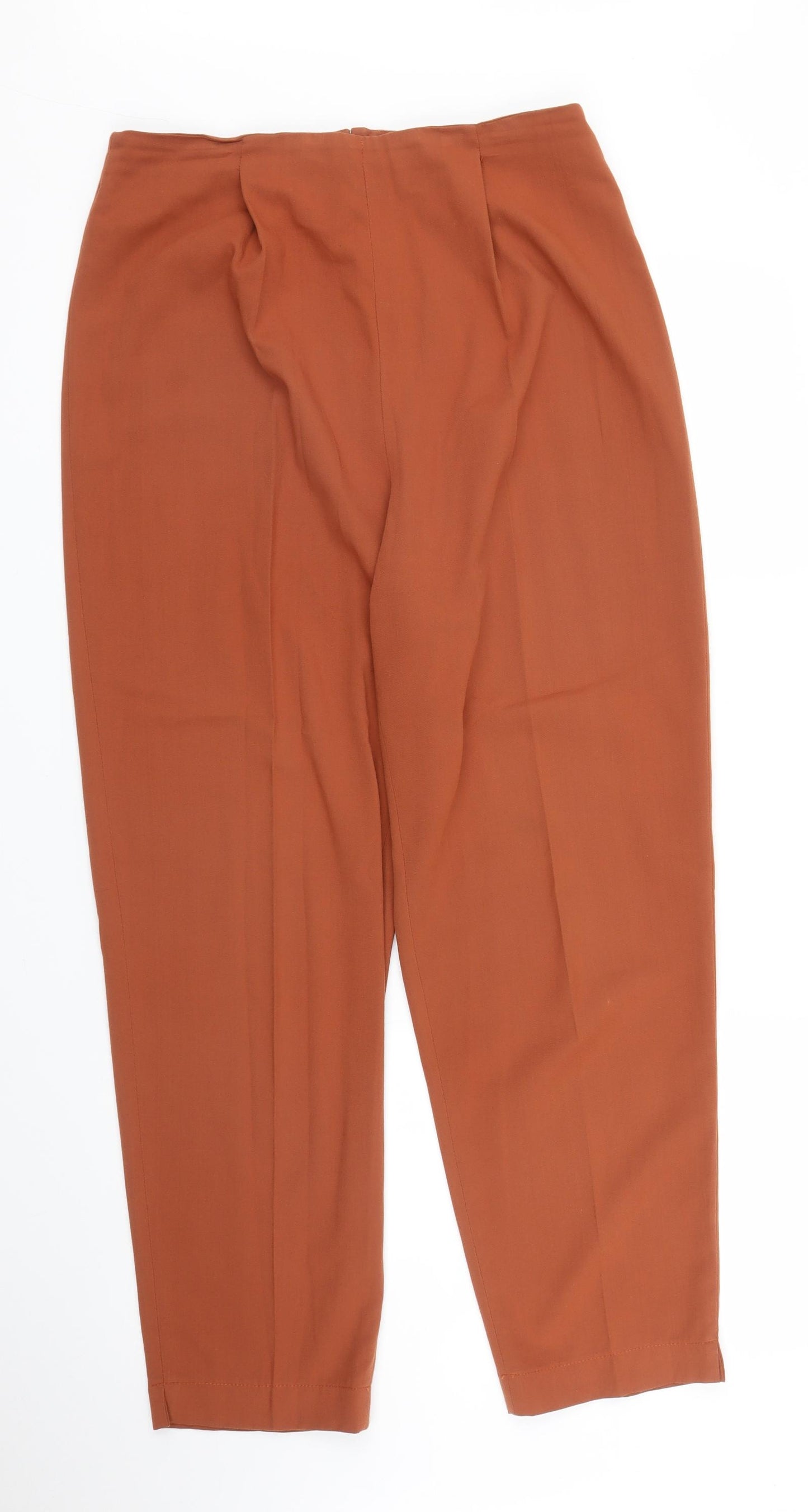 Dorothy Perkins Womens Orange   Bloomer Trousers Size 12 L28 in