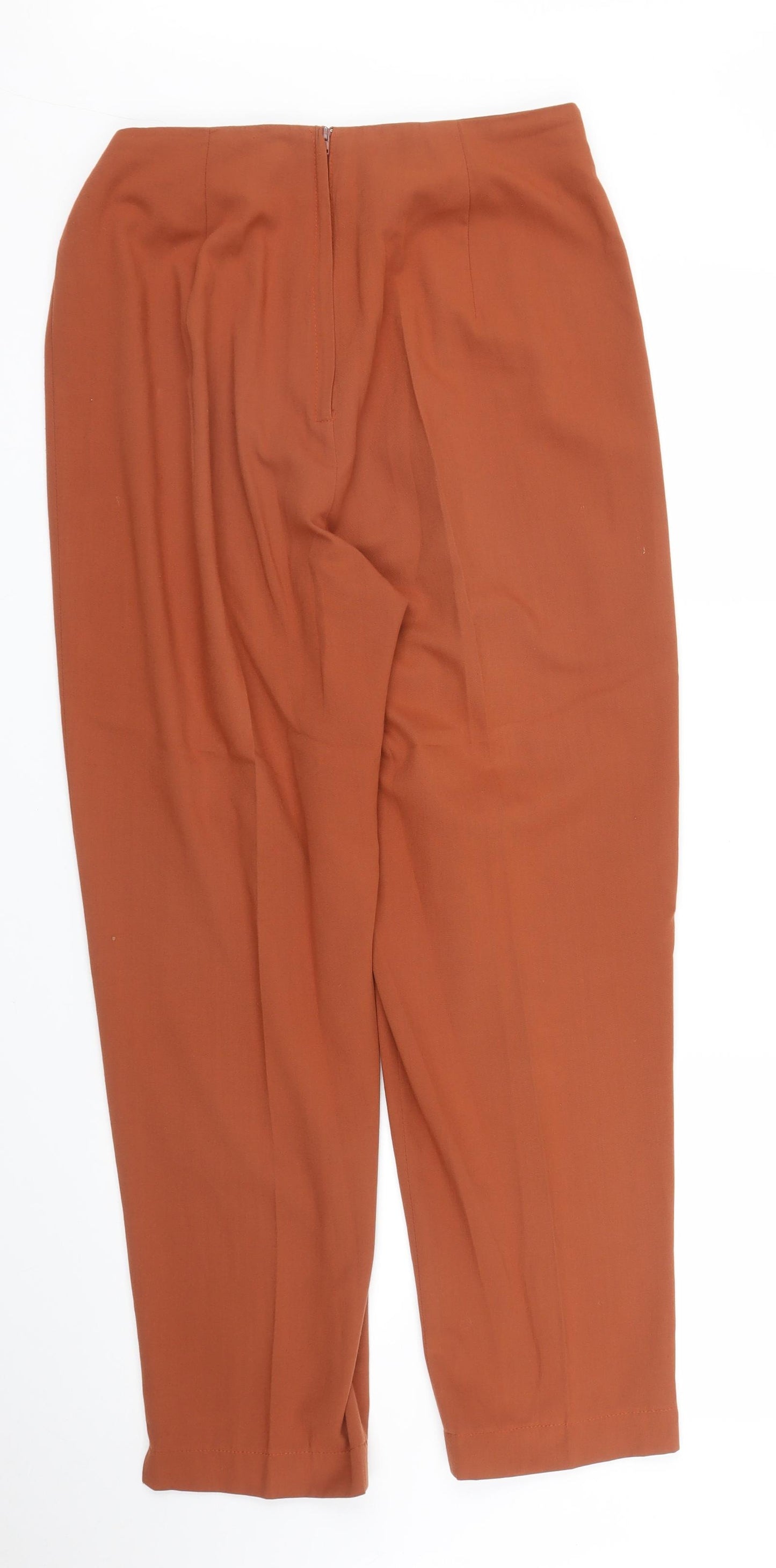 Dorothy Perkins Womens Orange   Bloomer Trousers Size 12 L28 in