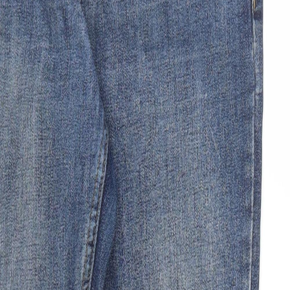 24/7 Authentic Denim Womens Blue  Denim Skinny Jeans Size 10 L27 in