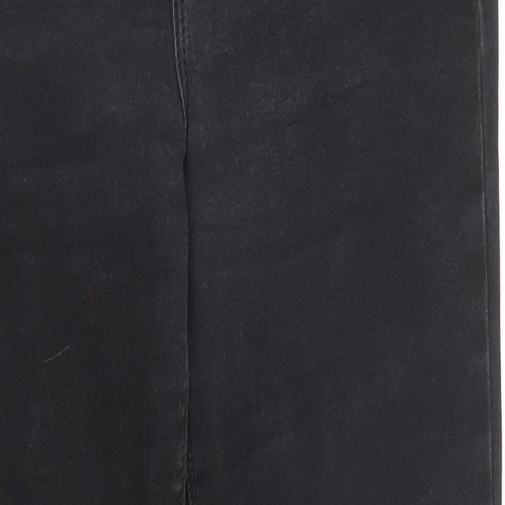 River Island Womens Black  Denim Skinny Jeans Size 10 L28 in
