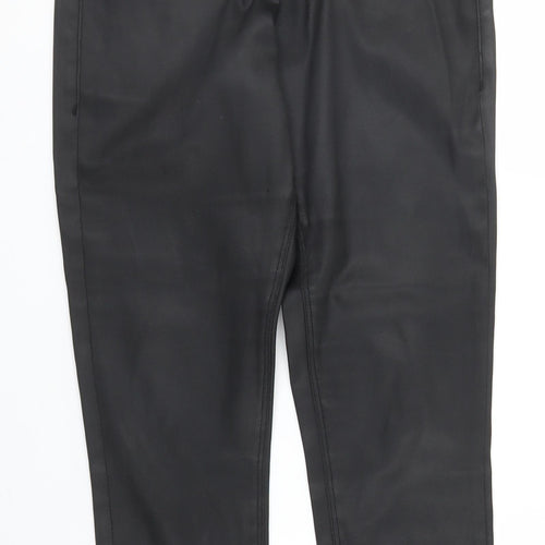 Topshop Womens Black   Carrot Trousers Size 30 in L32 in