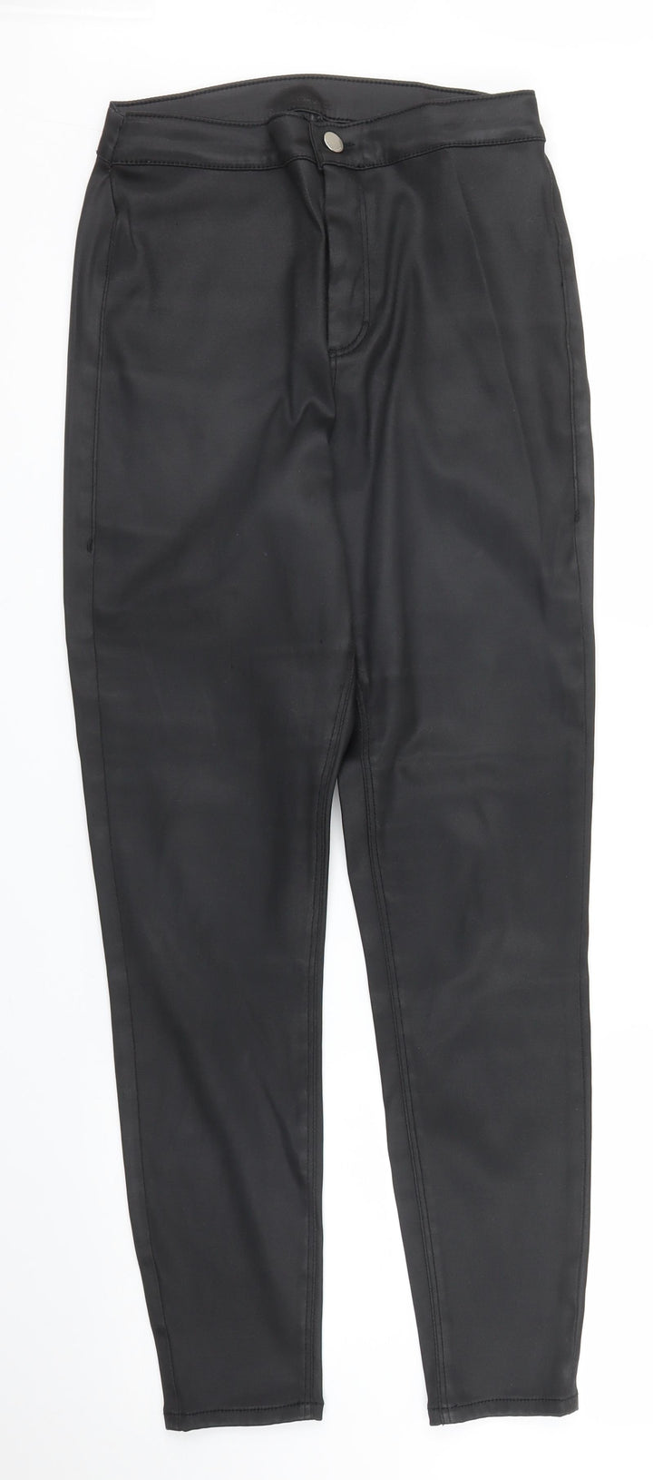 Topshop Womens Black Carrot Trousers Size 30 in L32 in