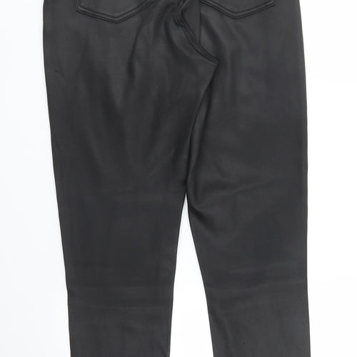 Topshop Womens Black   Carrot Trousers Size 30 in L32 in