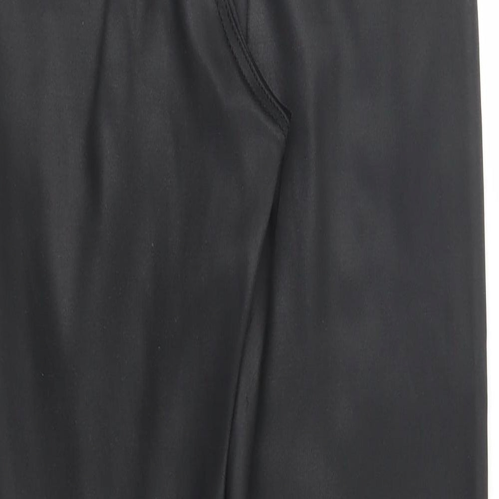 Topshop Womens Black   Carrot Trousers Size 30 in L32 in