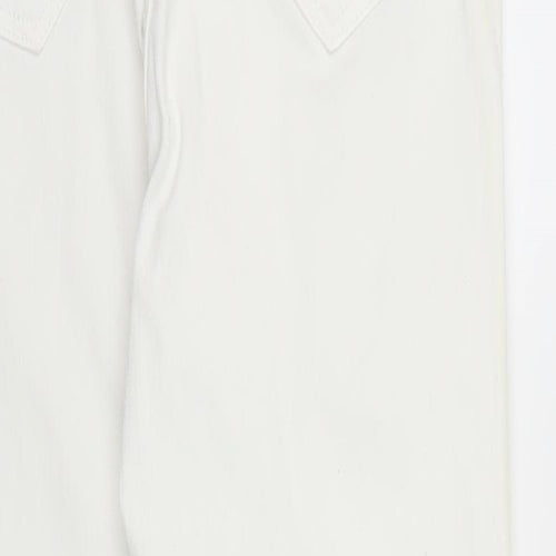 NEXT Womens White  Denim Skinny Jeans Size 12 L27 in
