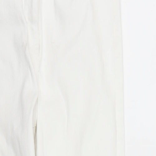 NEXT Womens White  Denim Cropped Jeans Size 10 L26 in