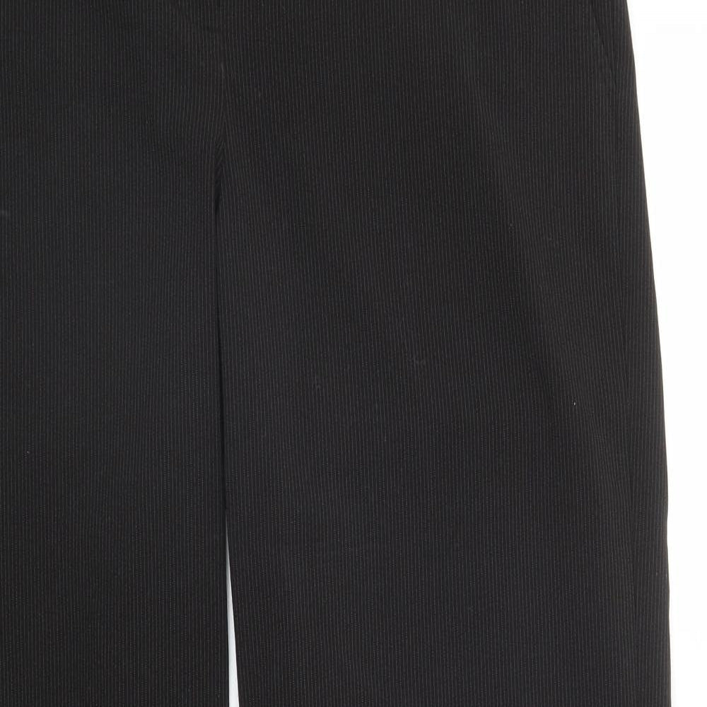 BHS Womens Black Striped  Trousers  Size 12 L31 in