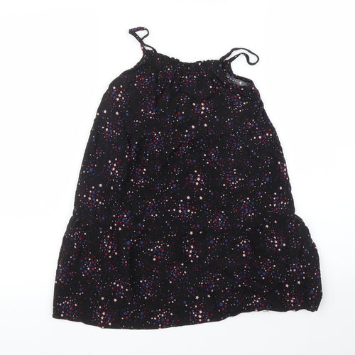 Nutmeg Girls Black   Camisole T-Shirt Size 8 Years