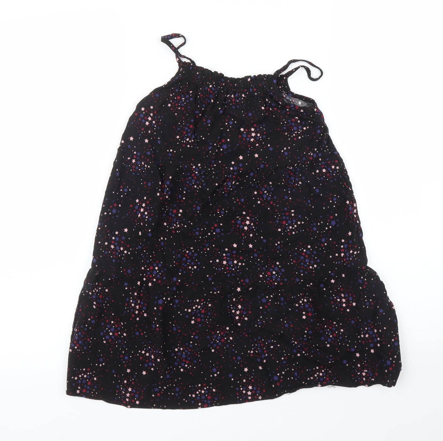 Nutmeg Girls Black   Camisole T-Shirt Size 8 Years