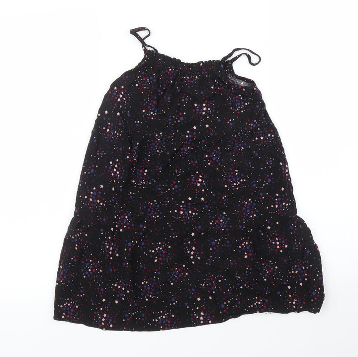 Nutmeg Girls Black   Camisole T-Shirt Size 8 Years