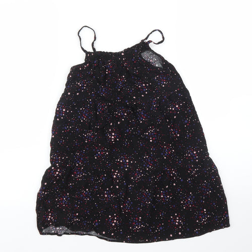 Nutmeg Girls Black   Camisole T-Shirt Size 8 Years
