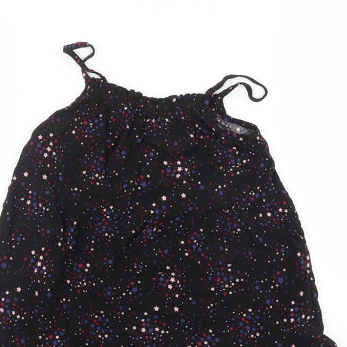 Nutmeg Girls Black   Camisole T-Shirt Size 8 Years