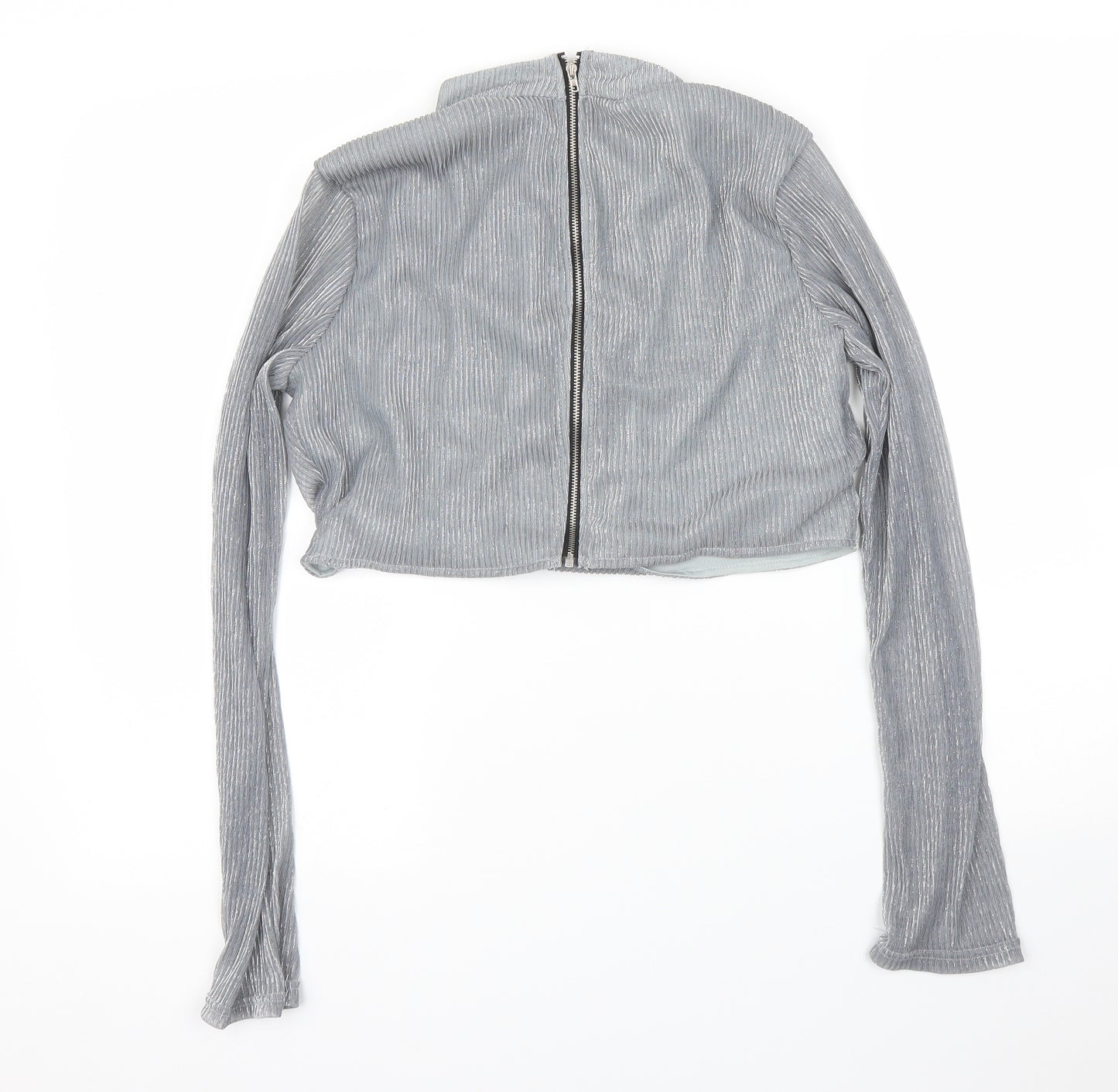 Love Other Things Womens Silver   Basic Blouse Size S