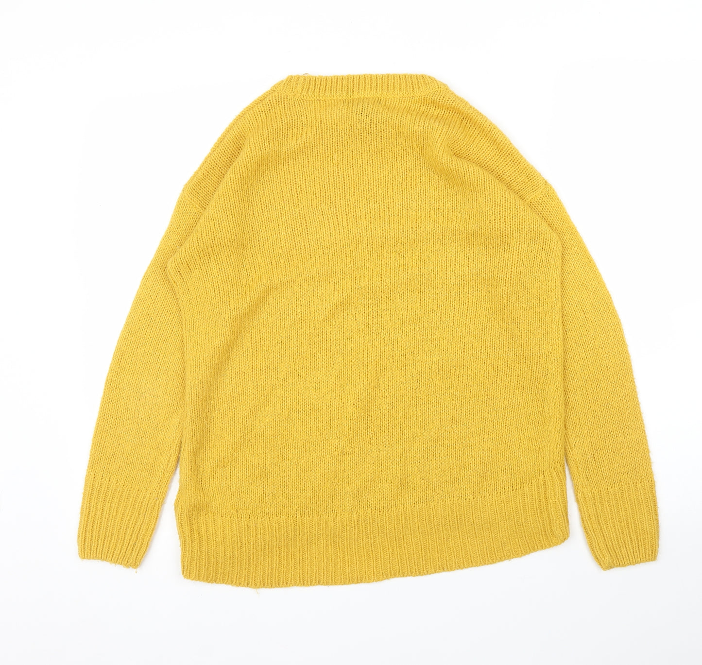 New Look Womens Yellow   Pullover Jumper Size S