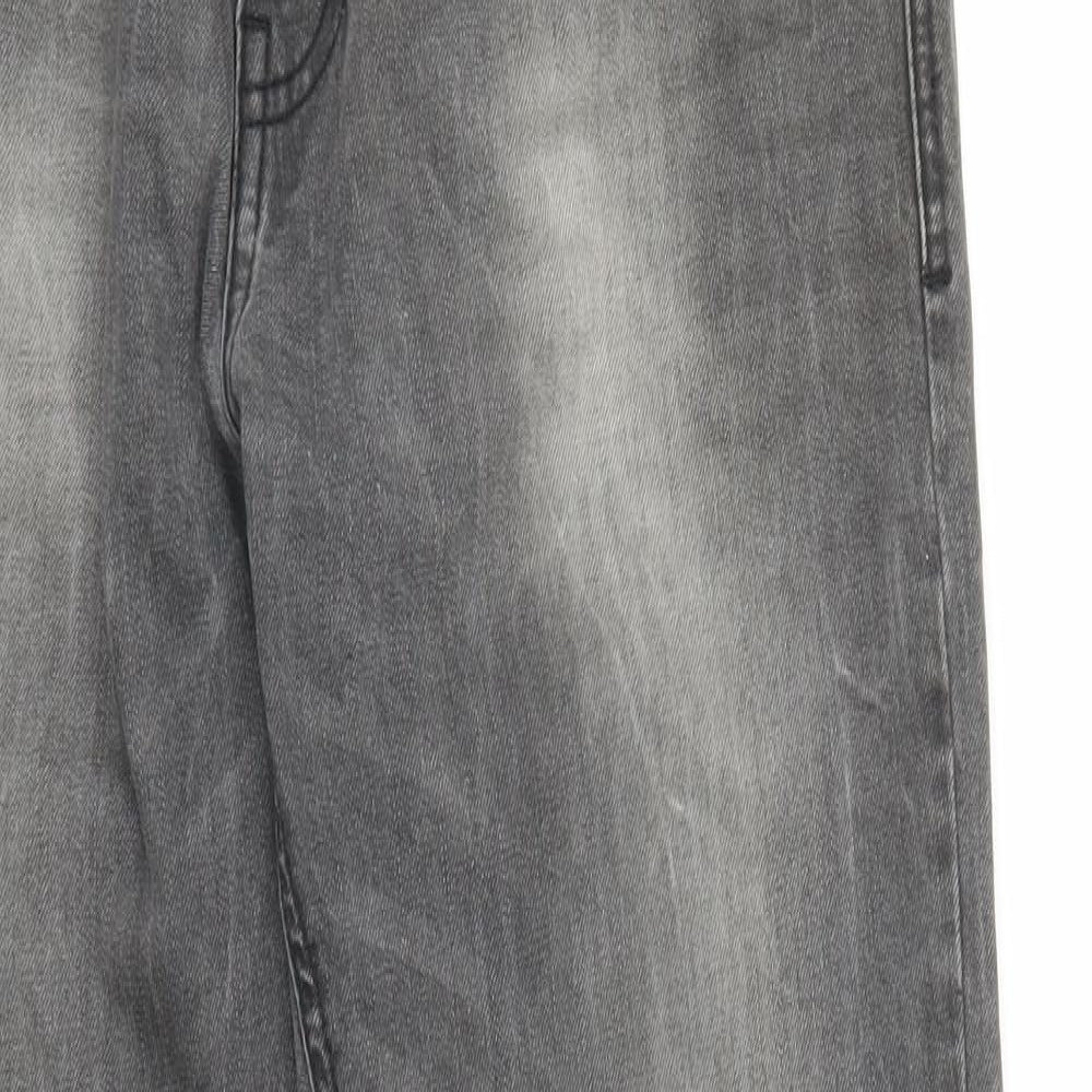 Peacocks Mens Grey   Straight Jeans Size 34 in L32 in
