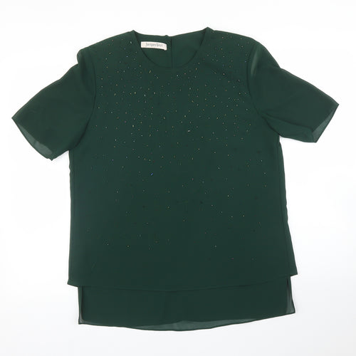 Jacqes Vert Womens Green   Basic Blouse Size 10