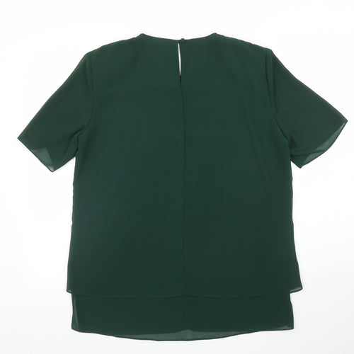 Jacqes Vert Womens Green   Basic Blouse Size 10