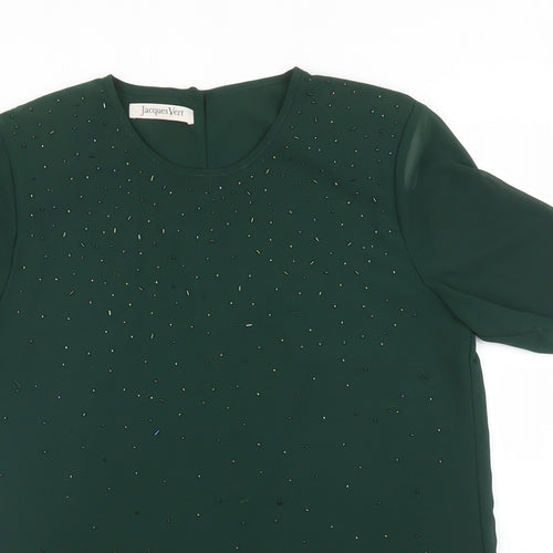 Jacqes Vert Womens Green   Basic Blouse Size 10