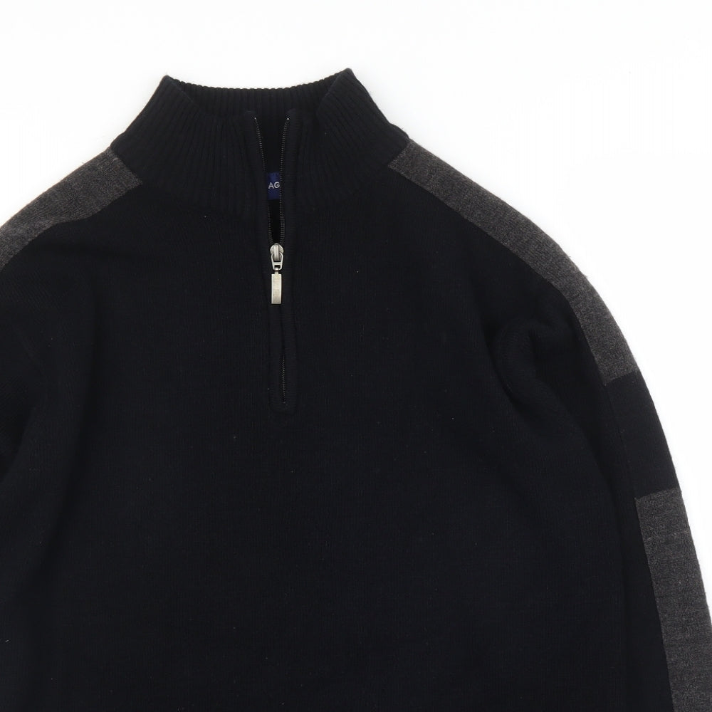 Tom Hagen Mens Black   Pullover Jumper Size M