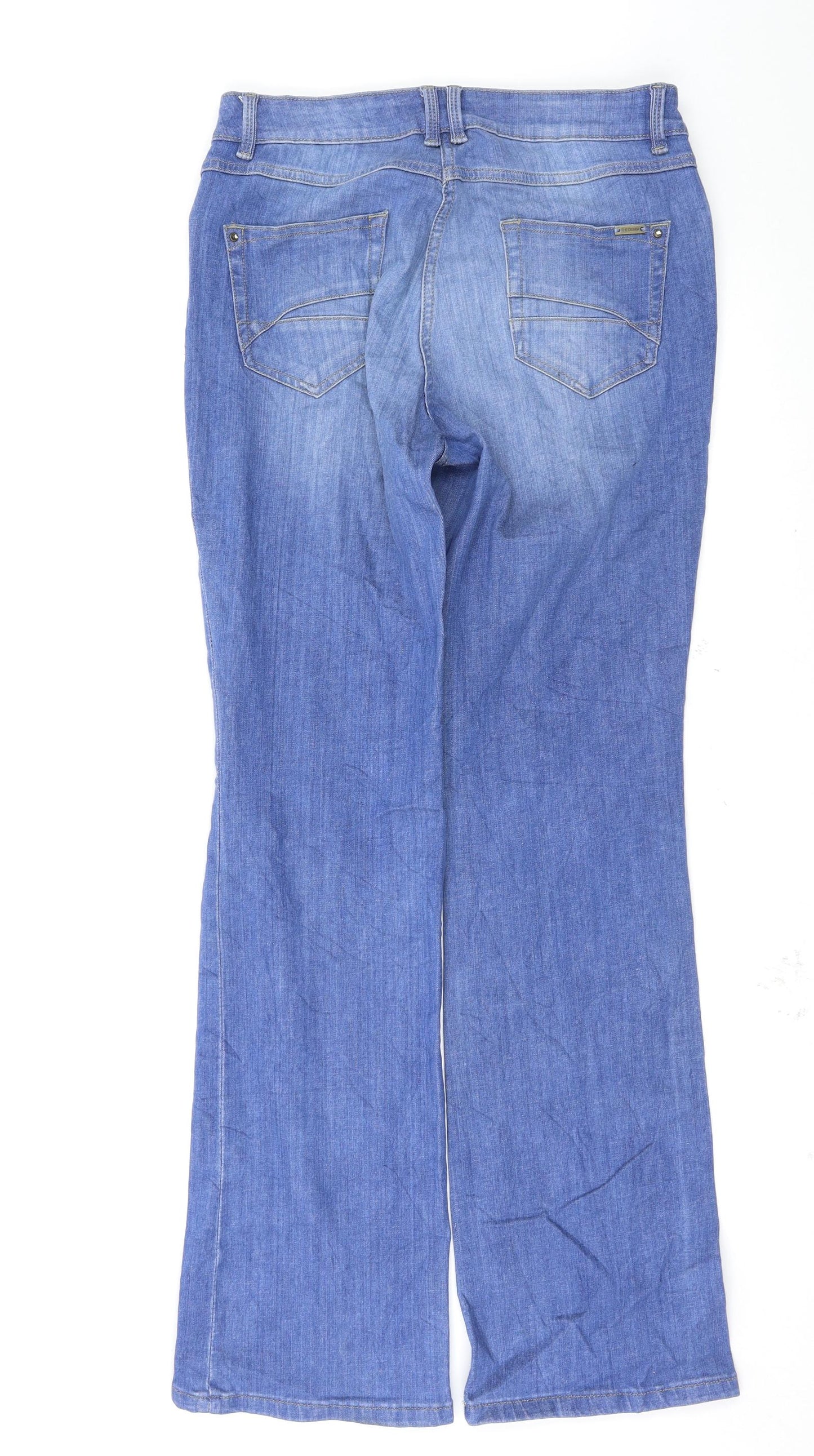 Preworn Womens Blue   Bootcut Jeans Size 10 L32 in