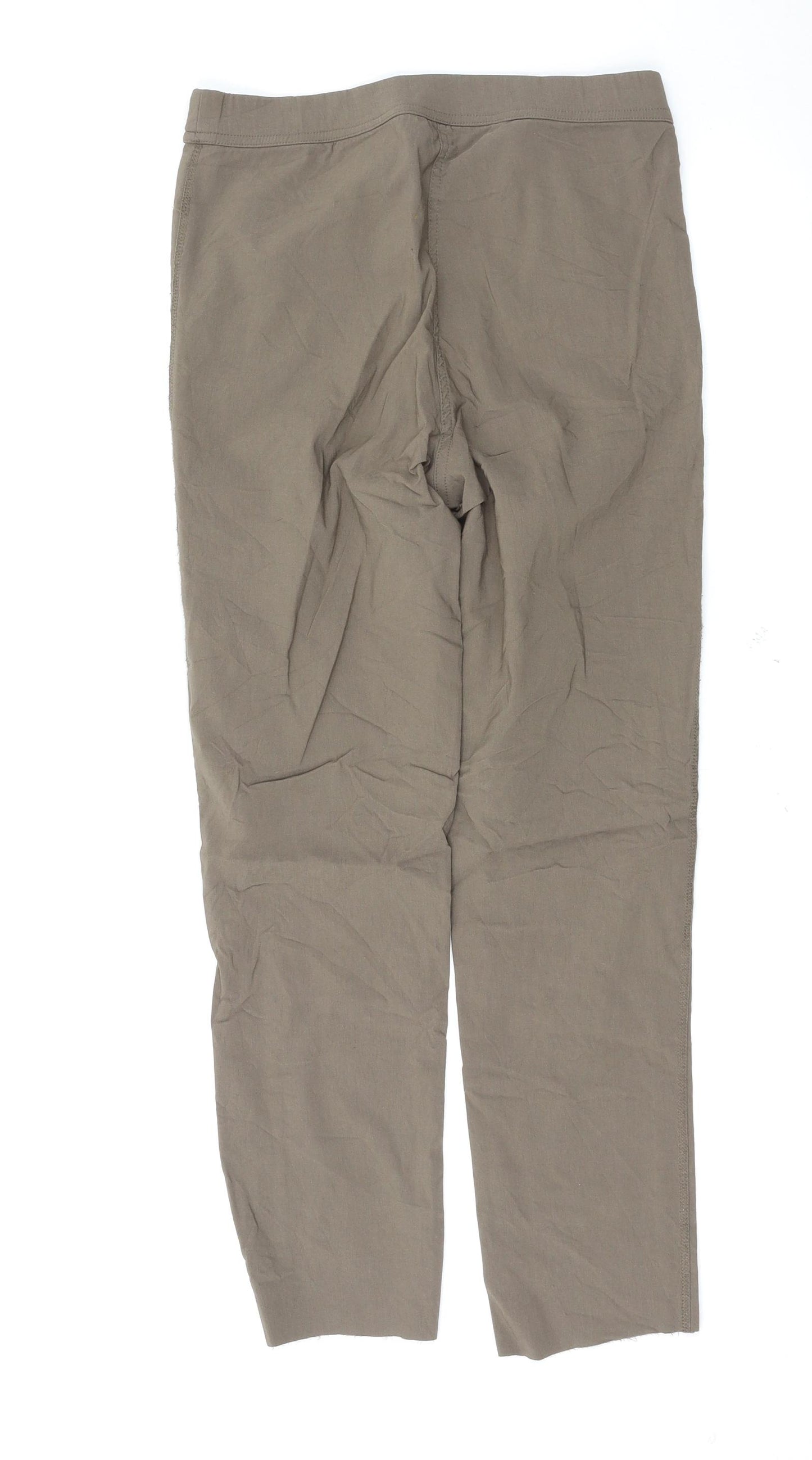 Mingel Womens Brown   Trousers  Size 10 L26 in