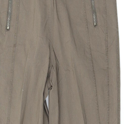 Mingel Womens Brown   Trousers  Size 10 L26 in