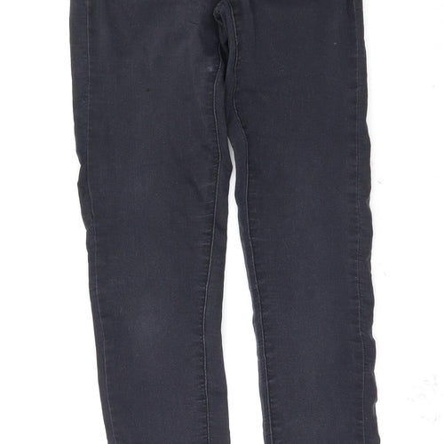 Denim & Co. Womens Black   Skinny Jeans Size 8 L31 in