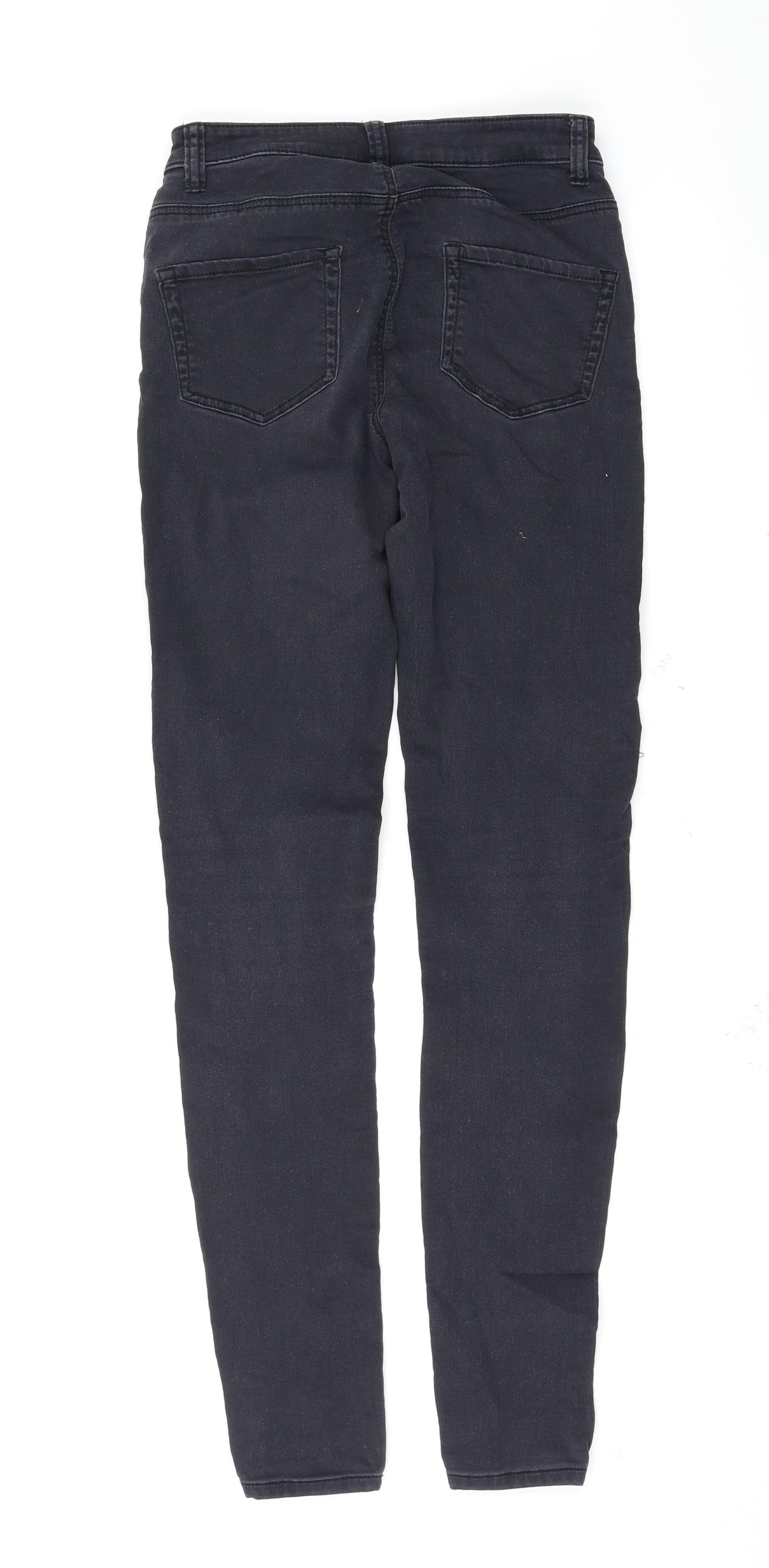 Denim & Co. Womens Black   Skinny Jeans Size 8 L31 in