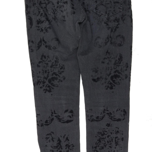 Leana Woman Womens Black   Straight Jeans Size 10 L28 in
