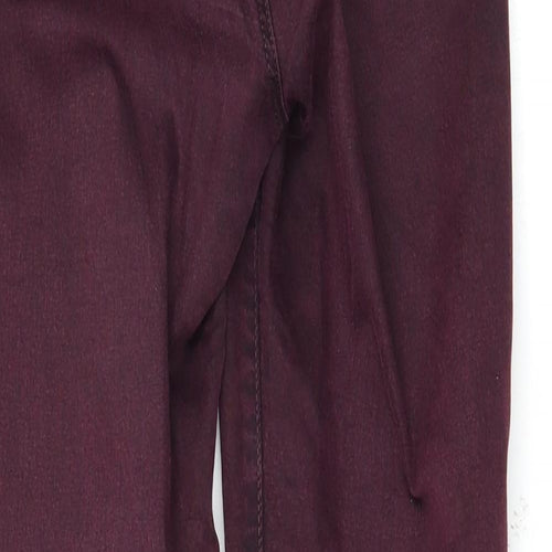 Topshop Womens Purple   Skinny Jeans Size 28 L32 in