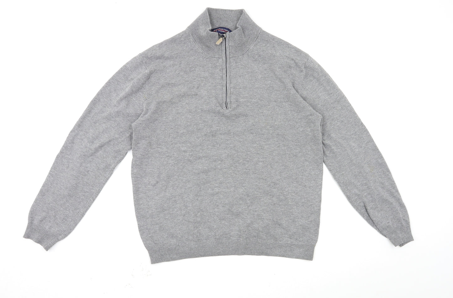 Roundtree & Yorke Mens Grey   Pullover Jumper Size M