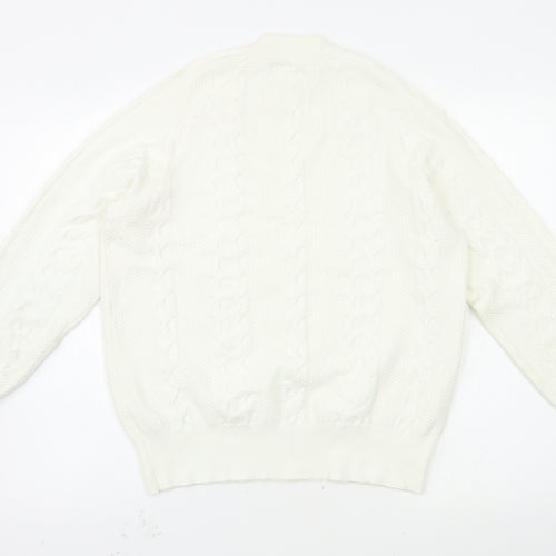 Very Womens White   Pullover Jumper Size 14