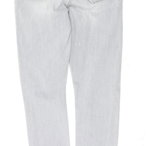 River Island Womens Grey   Skinny Jeans Size 12 L28 in