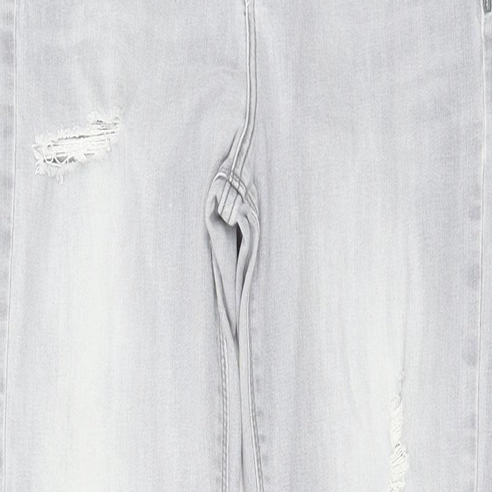 River Island Womens Grey   Skinny Jeans Size 12 L28 in