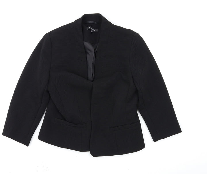 Bonmarché Womens Black Jacket Blazer Size 10