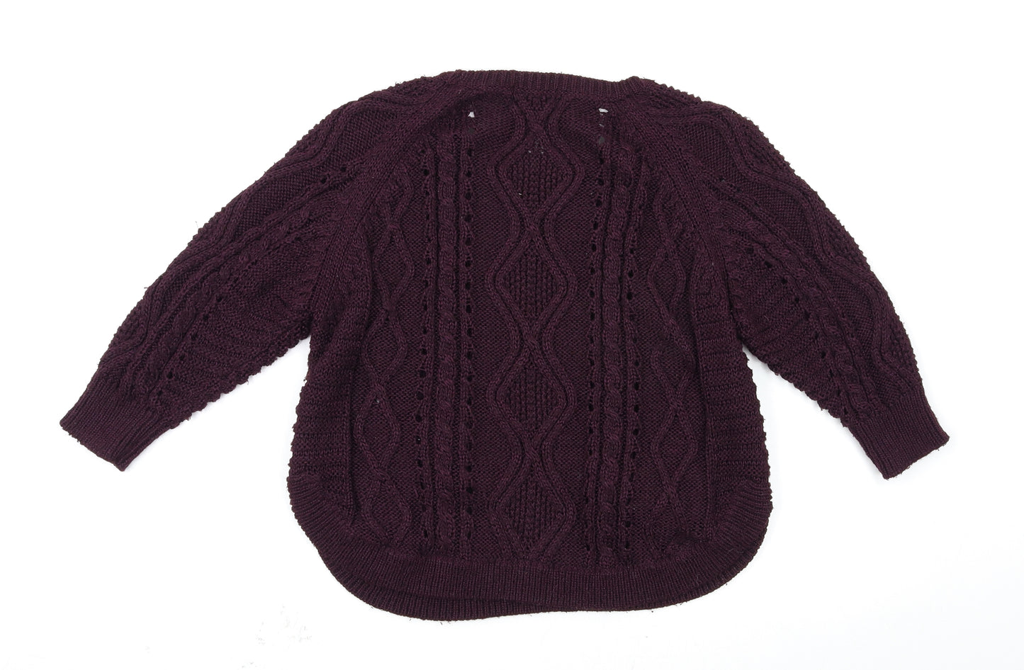 Marks and Spencer Womens Purple   Pullover Jumper Size 14