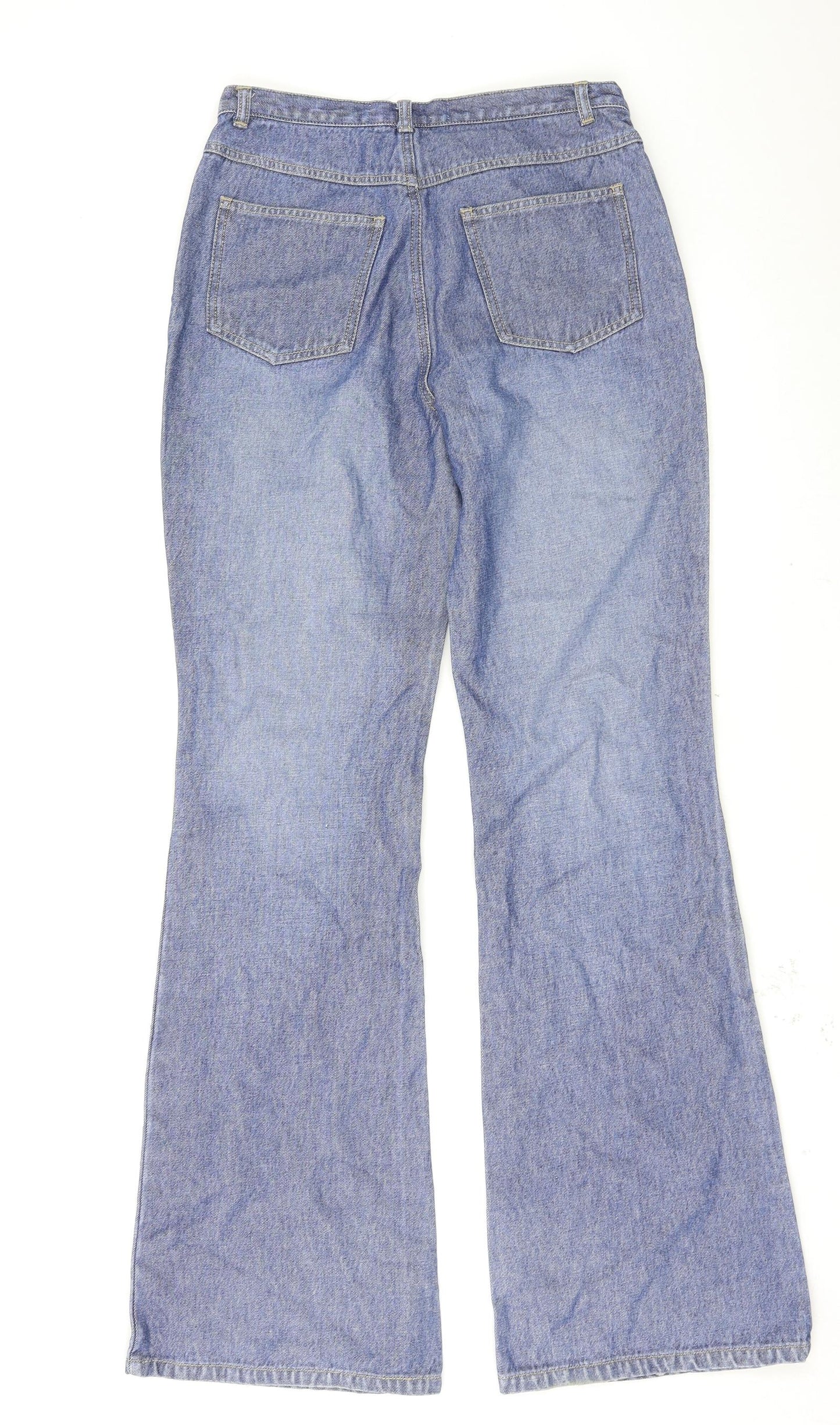 Western Trading Womens Blue   Flared Jeans Size 12 L33 in