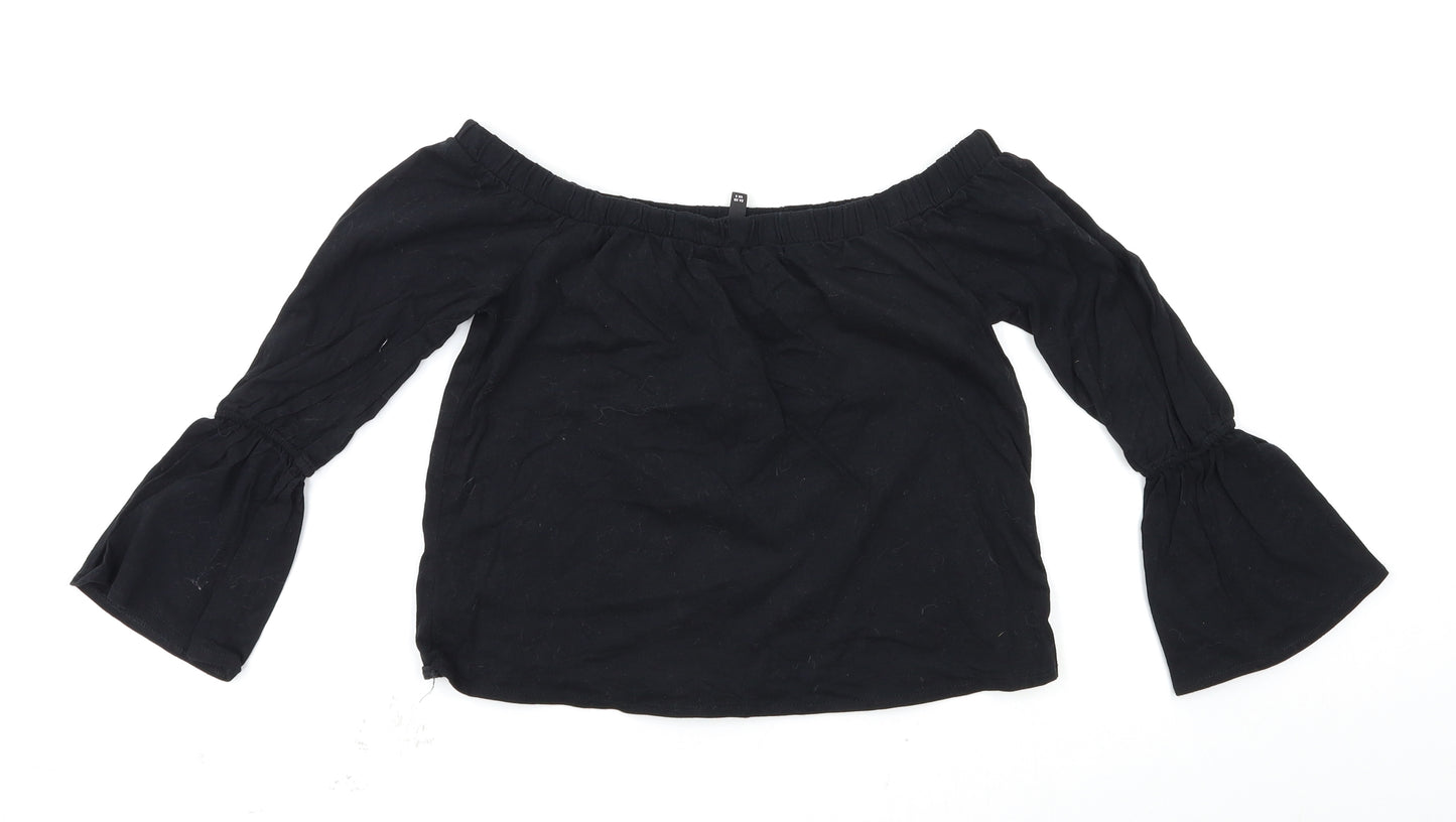 mrp Womens Black   Basic Blouse Size 6
