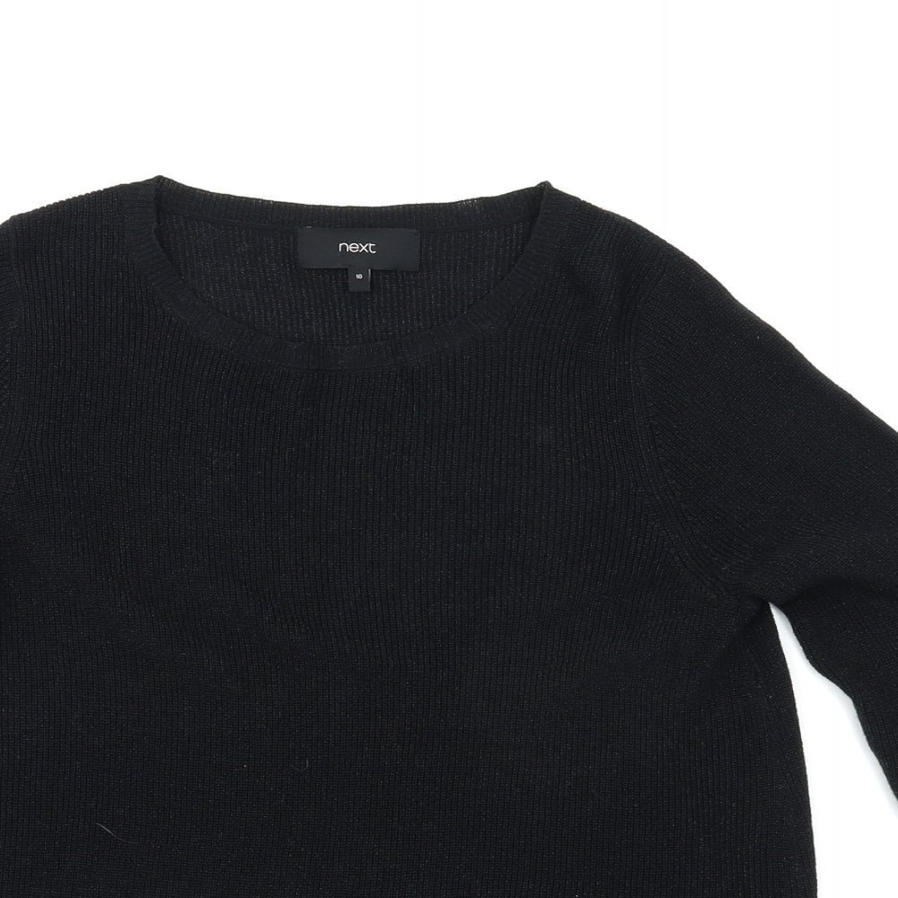 NEXT Womens Black   Pullover Jumper Size 10